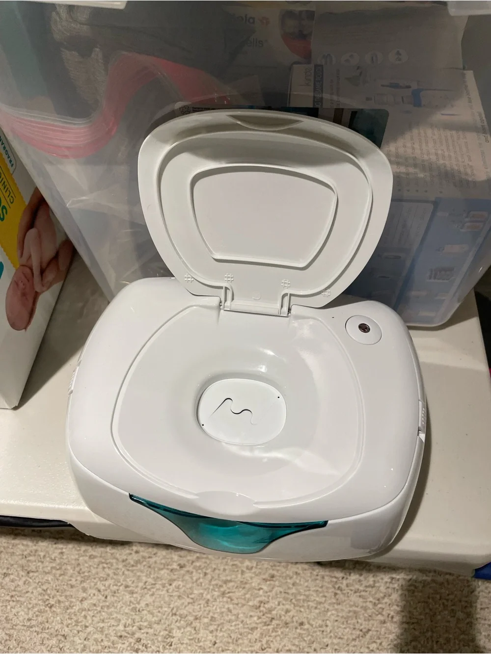Hiccapop Baby Wipe Warmer and Wipes Dispenser, Diaper Wipe Warmer, White